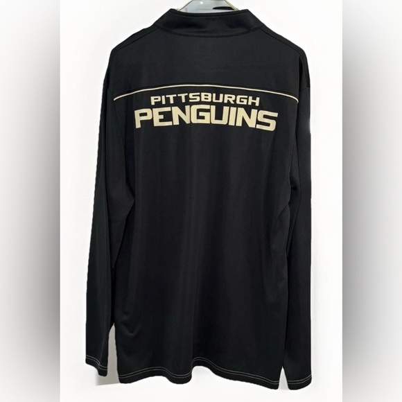 Majestic Thermabase Pittsburgh Penguins NHL
1/4 Zip LA Shirt Black Mens Size XL - Picture 3 of 7